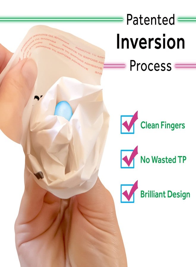 MaskIT Tampon Disposal Bags: Plant-Based Disposal Bags for Tampons — Discreet Sanitary Tampon Disposal Baggies Perfect for Home Use & On The Go - Single Pack, 26 Count - Image 4